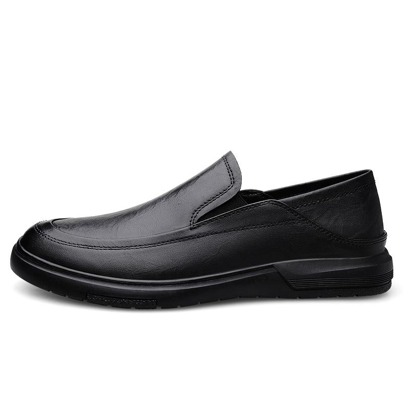 Men's Genuine Leather Casual Shoes Men Loafers Breathable Office Shoes Casual Men Designer Slip On Driving Shoes