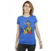 Disney Damen/Damen Pluto Weihnachts-Rentier-T-Shirt aus Baumwolle