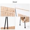 Hand Woven Magazine Holder Standing Basket Book Storage Holder Newspaper Storage Rack For Living Room Nursery Office