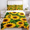 3pcs Bedding Set Sunflower Field Includes 1 Comforter + 2 Pillowcases, Without Pillow Inserts, Soft Comfortable,Bedding Set,a0909017