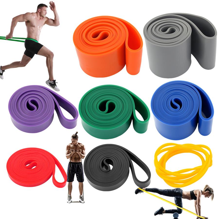 Custom Logo Rubber Resistance Band Elastic Band Training Pack Pastel Color Fitness Custom Logo Resistance Bands For Gym Exercise