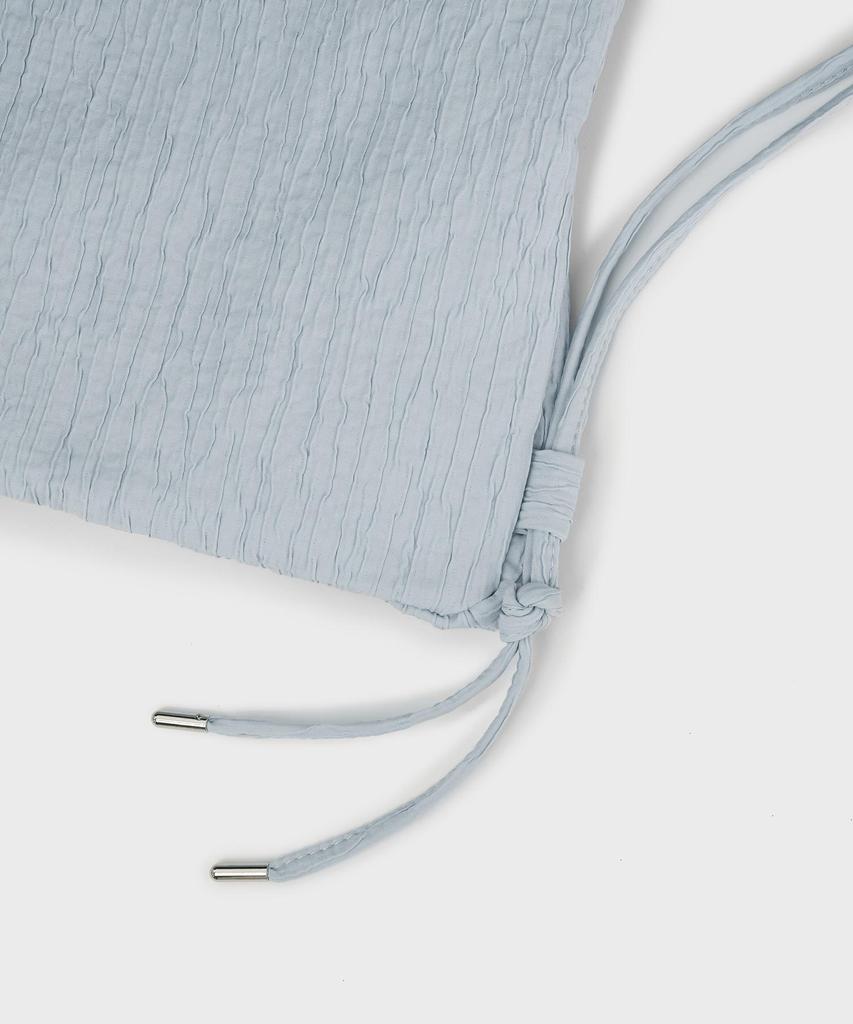 Fallett String Ribbon Gym Sack Sky Blue