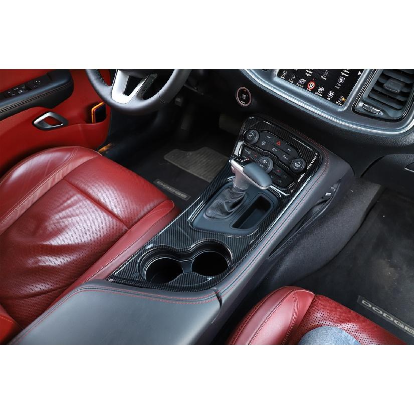 Auto Mittelkonsole Gangschaltung Panel Dekoration Abdeckung Aufkleber Trim für Dodge Challenger 2015-2022 Innenleisten
