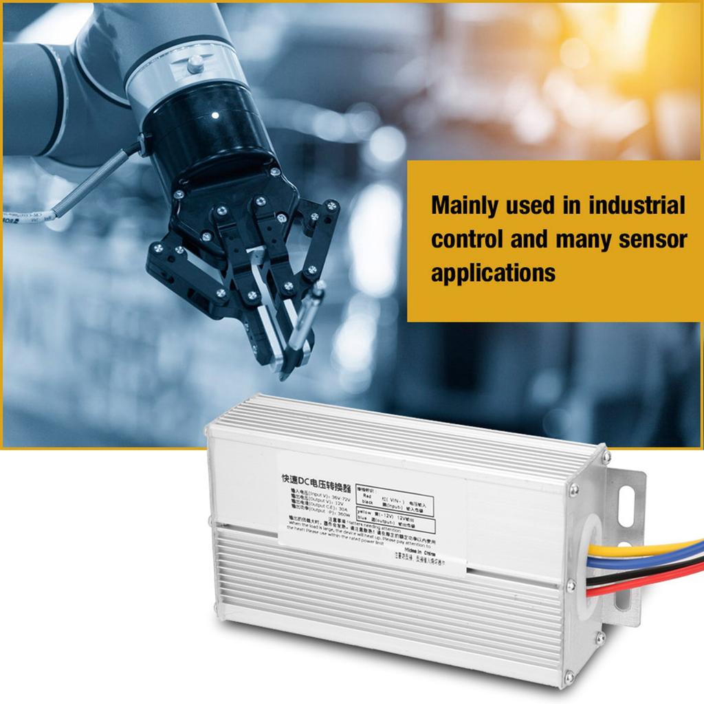 36 72V til 12V 30A 360W DC Konverter Adapter Spenningstransformator