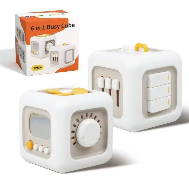 Busy Ball Educational Cube: Interactive Motor Skills Toy for Babies & Toddlers