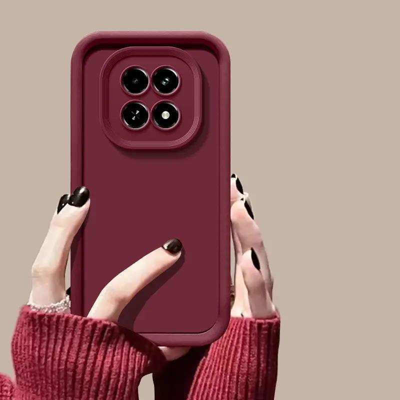 

Для Xiaomi Redmi Note 14 Pro 5G Чехол Redmy Note14 Pro Plus ProPlus + Чехлы для телефонаМатовая задняя крышка Защита с эффектом кожи Ударопрочный Redmi Note14 Pro 5G красный