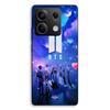 Phone Case - MANIACASE - Xiaomi Redmi Note 13 5G - TPU Silicone - Black - BTS Group Symbol Army