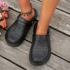 Thickened, Solid Color Unisex Clogs, Lightweight Non-Slip EVA Slides, Summer Indoor and Outdoor Beach Garden Sandals.