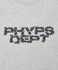 PHYSICAL DEPARTMENT Typography Spray Short Sleeve T-Shirt_Gray
