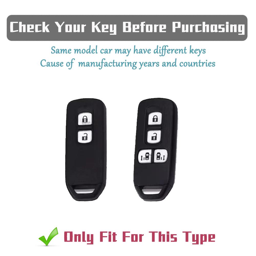 TPU Car Key Case Cover for Honda N-BOX JF1 JF2 N-BOX Custom JF3 JF4 N-BOX+Plus N-One N Wagon Key Fob Protector Car Keychain Bag