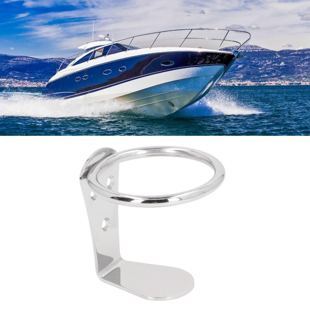 Single Holder Ring Drink Holder Stainless Steel Boat Cup Holder Wall Mount Holder Yacht Use