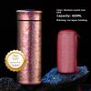 "Elegant Full Titanium Thermos Cup with Ice Flower Design - Perfect for Tea Brewing and Car Use"
