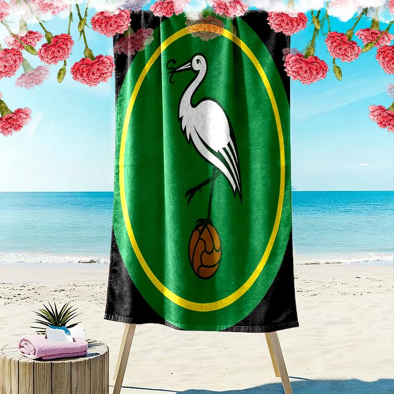 Asciugamano da Spiaggia Stampato ADO Den Haag, Asciugamano Grande Morbido Asciugatura Rapida per Spiaggia Campeggio Nuoto