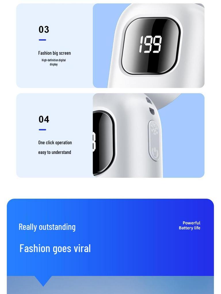 Portable Leafless Mini Fan with Semiconductor Cooling and Ice Pack