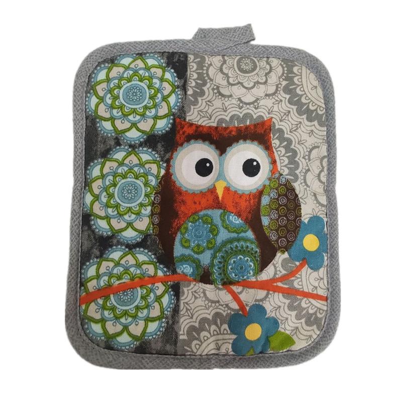 1Pc 17x22cm Rectangle Sewing Cotton Heat Resistant Pot Holder Pads Table Mat Placemat Kitchen Baking Tool