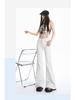 M1 Spicy American Mid-Low Waist Wide Leg Bell Bottom Jeans for Women