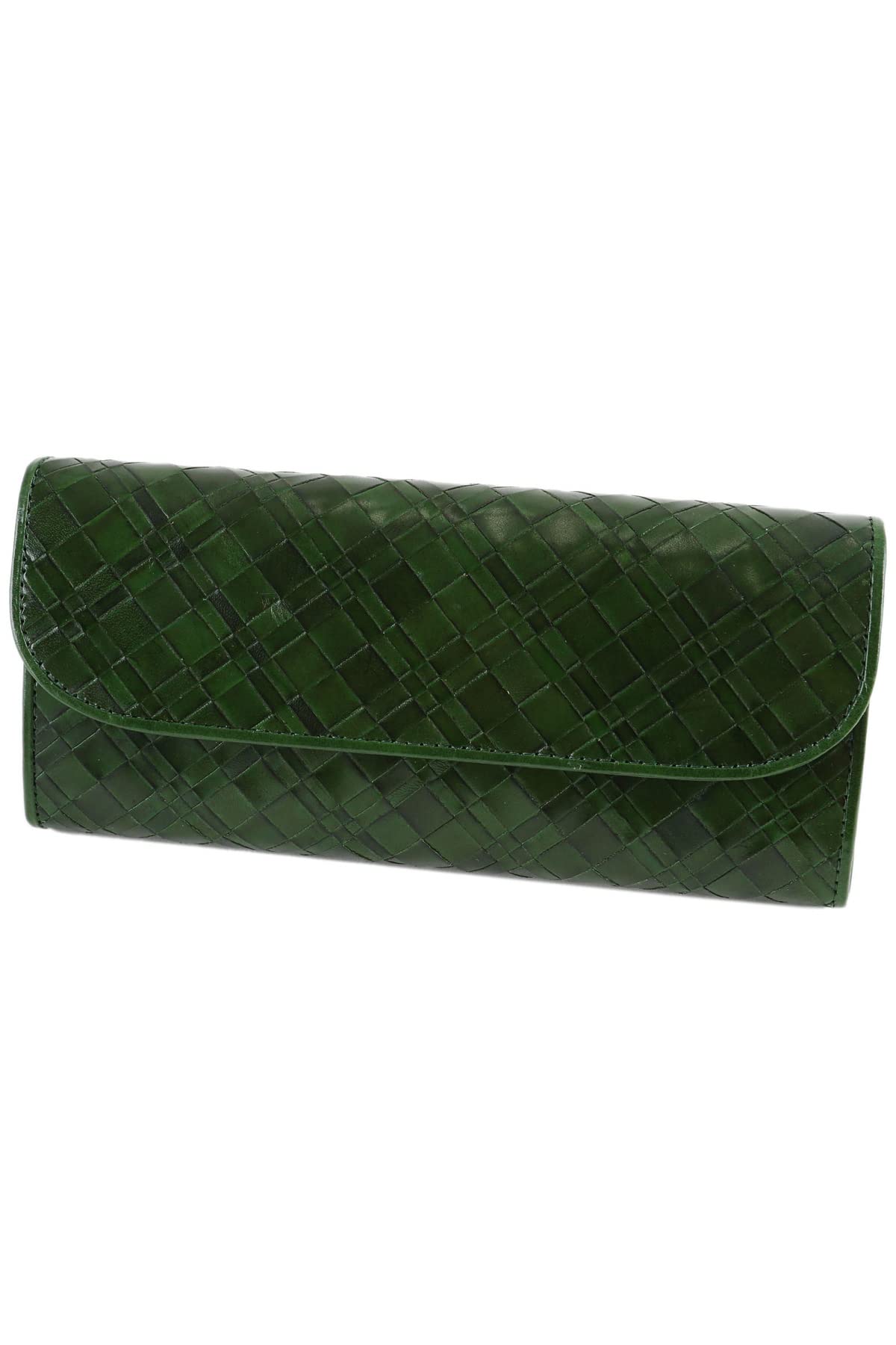 

Long Wallet Genuine Leather Green [Dakota] Women s DA-30823-50 зелений