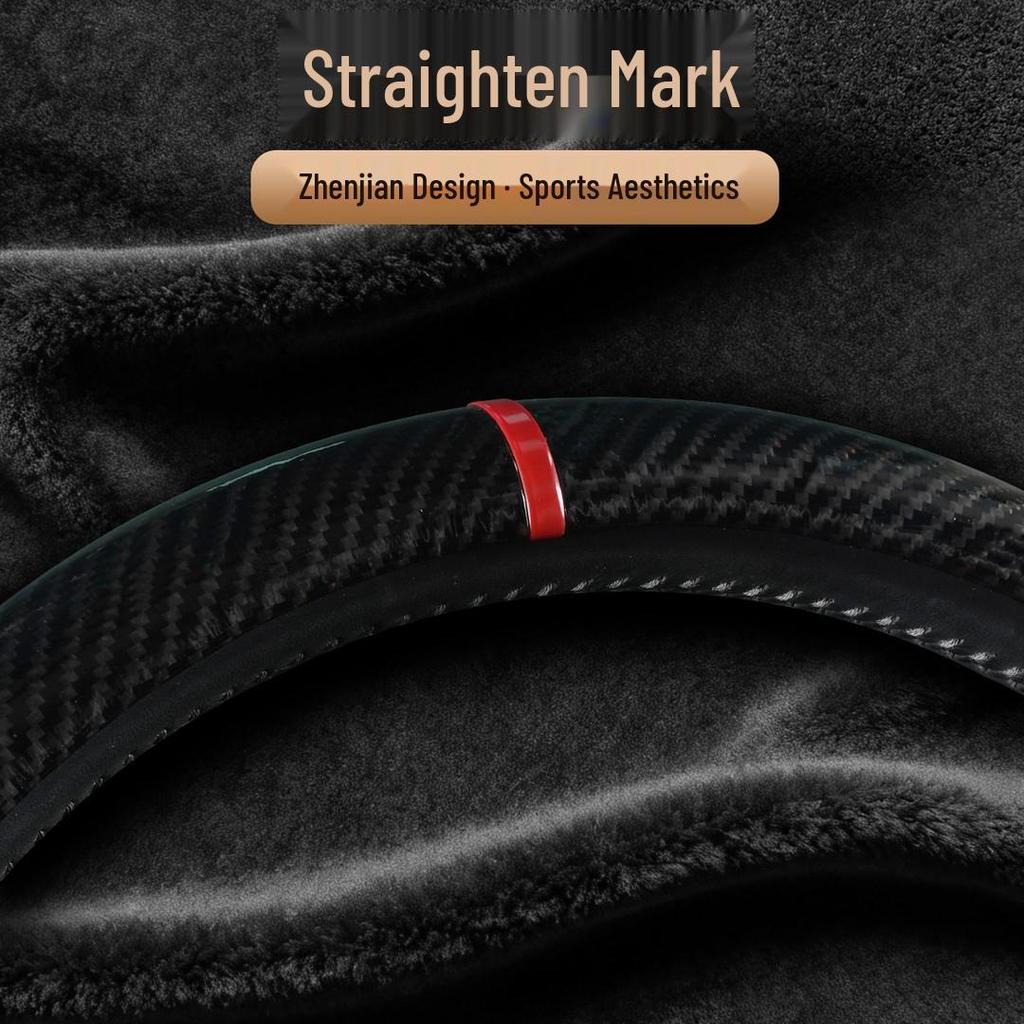 Three-Section All-Season Steering Wheel Cover for Tesla Model Y/3