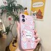 Cartoon Cute Sanrio Leather Texture Case for Apple 14/16