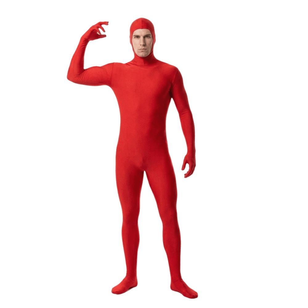 Tuta Spandex Bambino Adulto Zentai Mantello dell'Invisibilità Body aderente al corpo Tuta Creativa a Corpo Intero Festa