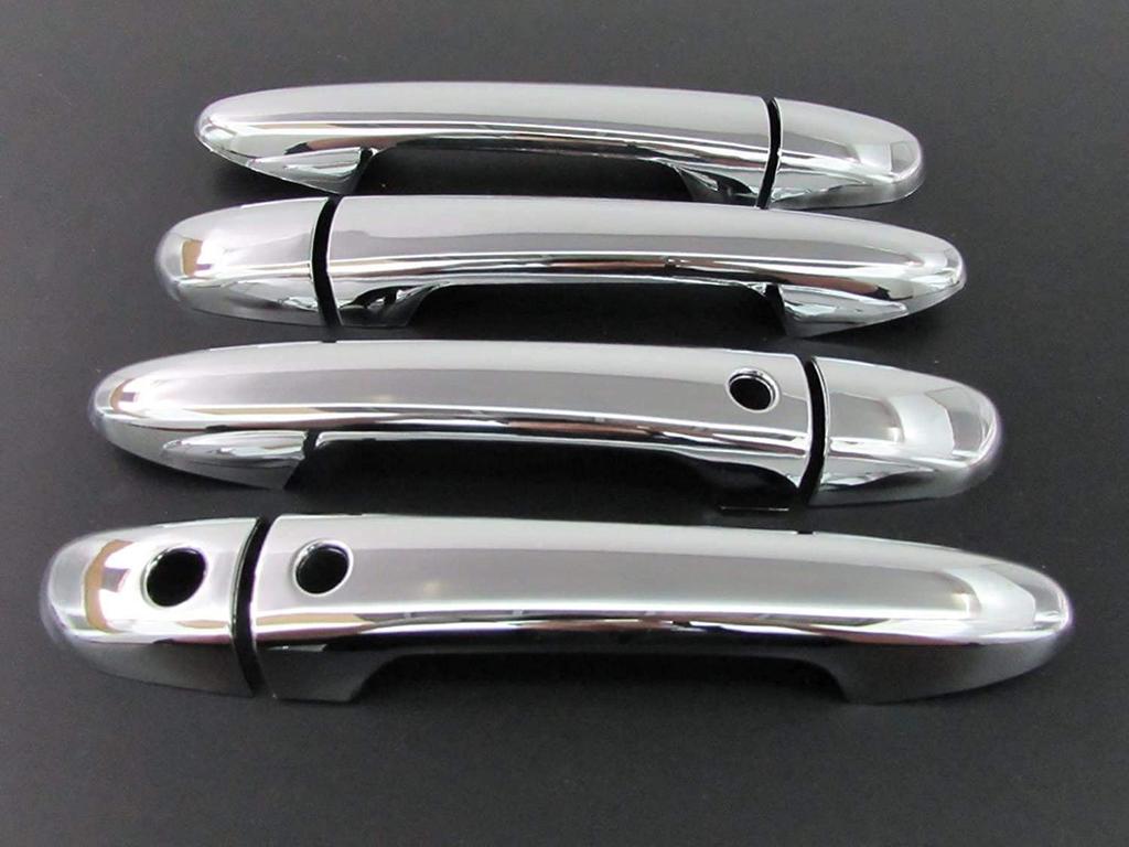 BRIGHTZ Chrom Türgriffabdeckungen für Demio DE Schlüssel (Erweitert Kompatibel) [DHC-NOBU-053] (DE3AS, DE3FS, DE5FS, DEJFS, DE3, DE5, DEJ, E3, E5, EJ, 3AS,