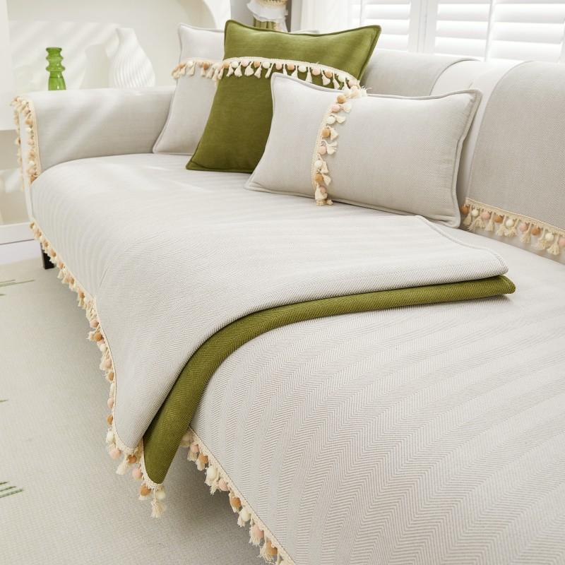 Univerzální polštář na pohovku Four Seasons Ins Style Opěradlo Potah na ručník Tkanina Protiskluzový Potah na pohovku Potah na polštář Ručník