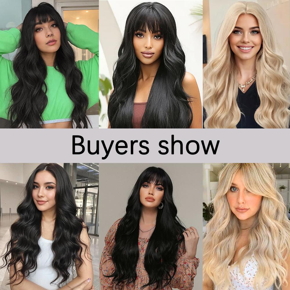 LISI HAIR Synthetic Long Head Half Wig V-Shape Clip In Hair Extension Fluffy Thick Hairpiece Big Wavy Hairpieces For Women Daily Cosplay Party Wear