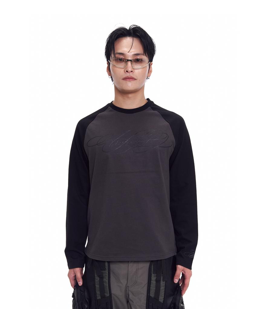 Tibioeseu Architect Raglan Long Sleeve Black