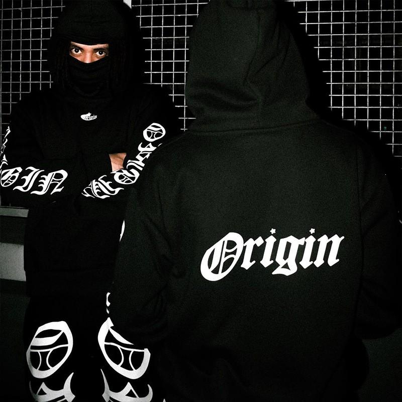 Y2K Letter Print Loose Fit Hoodie Unisex Streetwear Hip Hop Sweatshirt Men Women