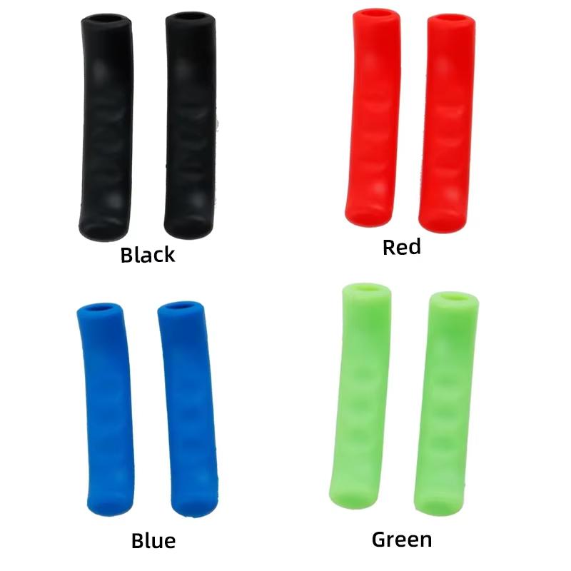 1 Pair of Silicone Brake Lever Protective Covers for Bicycle, Bike Brake Handle Cover, Bicycle Accessories