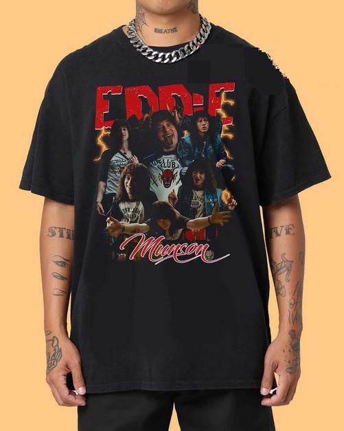 Vintage Eddie Munson Shirt Unisex T-Shirt M