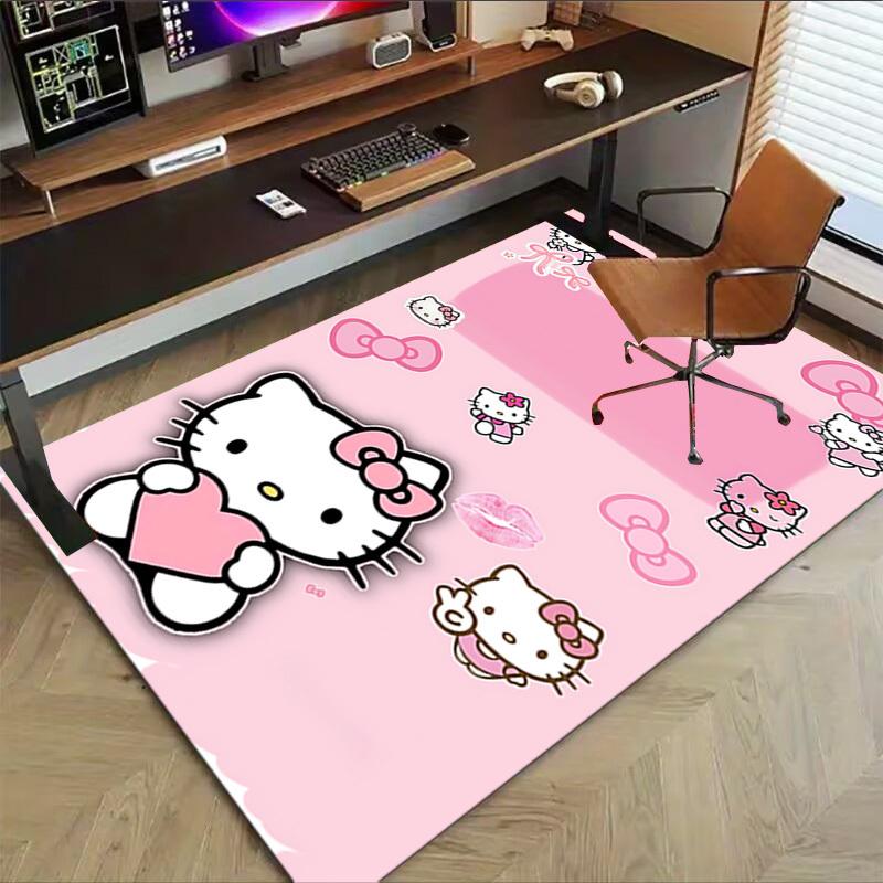 1pc Hello Kitty Carpet Office Rug Outdoor Mat Home Decor Area Carpet Festival Gift