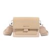 Textured bag messenger bag women's new solid color lazy wind shoulder small square bag fashion casual women's bag