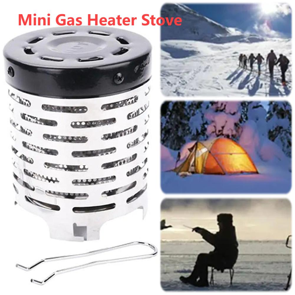 Wear-resistant Mini Heater Stainless Steel Warming Stove Cover Camping Stove Warming Stove Hood for Outdoor Backpacking Hiking