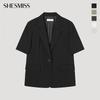 [shs Miss] One Button Short Sleeve Set Up Jacket Swsjkp22020