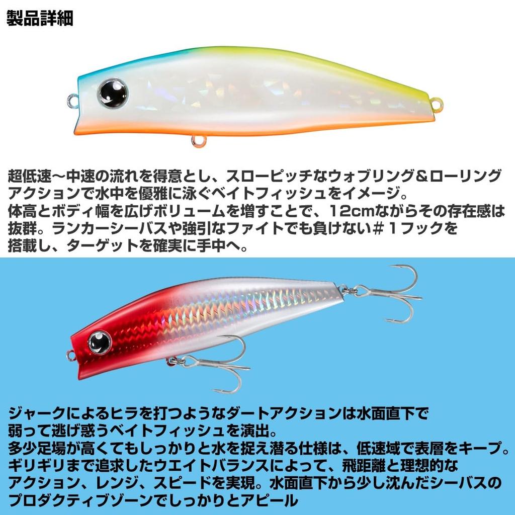 Daiwa Fat Shallow Minnow Morethan Solaria Strong 120F Red Head
