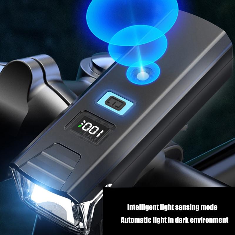 Bicycles Head Light Rechargeable Safety Night Ridings Watertight LED Bicycles Front Lamp Easy Mounts Cycling Front Light