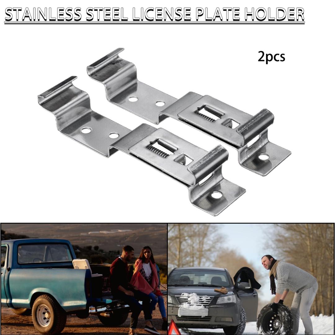

Держатель зажимов для номерного знака прицепа PDTO, подпружиненный, из нержавеющей стали, одна пара, новинка