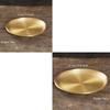 Copper Brass Material Copper Fruit Altar Plate Engraving Pattern Ball Bead Accent Tibetan Buddhist Decorative Dish