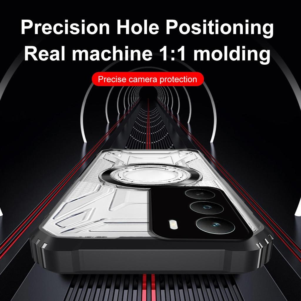 Battle Shadow Series Armor Phone Case for Realme 14x 5G Shockproof Anti‑Drop Protective Cover