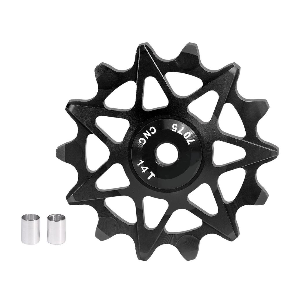 Universals Bike Chain Guide Wheel Corrosions Resistant Weatherproofed Cycling Chain Guide Wheel with Multiple Gear Size