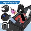 3-in-1 Bicycle Bag Reflective Bike Saddle Bag Waterproof Bike Rear Rack Bag with Shoulder Strap
