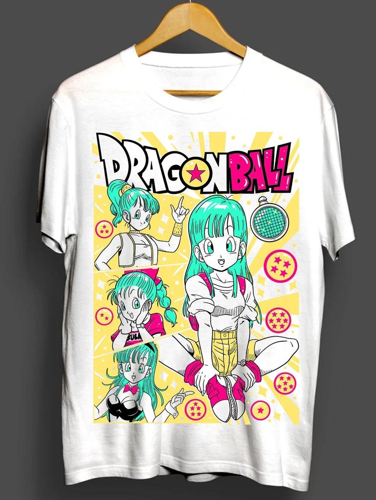 2026 new Dragon Ball Z Mens and Womens Sun Wukong  Bejita Print TShirts in Pure Cotton Short Sleeves Fun Harajuku Style