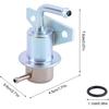 FP10158 PR4071 Fuel Pressure Regulator for Acura Isuzu Oasis Honda Civic 1996 1997-2000, for Honda Accord Odyssey 1994-1997 1.6L 2.2L Fuel Pressure