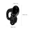 135dB Loud Air Horn Black Snail Horn Super Loud Car Horn  for Trucks