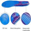 Solette in Silicone GEL per Scarpe Plantare Ortopedico con Supporto per Arco Plantare Morbidi Inserti per Scarpe Sportive Modello Antiscivolo per Uomo Donna Suola Scarpa