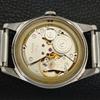 VINTAGE HMT HANDAUFZUG INDISCHE HERREN RÖMISCHE ZIFFERN SCHWARZES ZIFFERBLATT UHR a702846-1