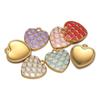5pcs Stainless Steel Enamel Heart Charms Fish Scales Pendant for DIY Jewelry Findings Necklace Earrings Making Bracelet Supplies