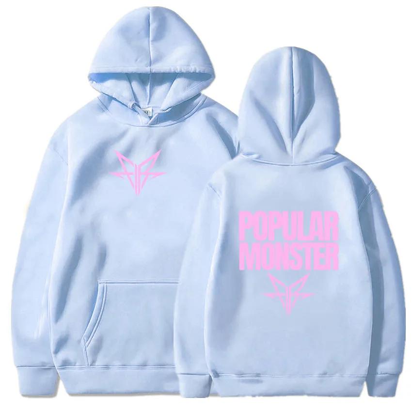 Album Popular Monstour Printing Hoodies Falling In Reverse Rock Band Sweatshirts Winter Hooded Long Sleeve Pullovers Moletom Men