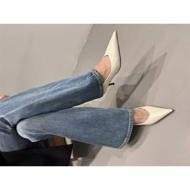 Frühlingsdesign Damenspumps Spitze Dünne Absätze Elegant Party Damenschuhe Koreanischer Pendler High Heel Schuhwerk Zapatos De Mujer